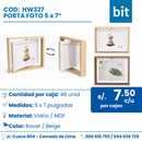 C01 PORTA FOTO COD: HW327 / 5 x 7” / 12.7 cm CJN 48 UNID