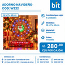 DECORACIONES DE NAVIDAD COD: w222 CJN X 4 UNID