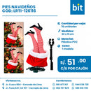 C01 PIES NAVIDEÑOS COD: LRTI-126116 CJN 16 UNID