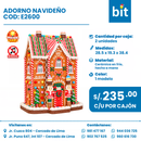 C01 ADORNO NAVIDEÑO COD:  E2600 CJN 2 UNID