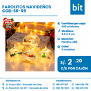 C02 FAROLITOS NAVIDEÑOS / COD: SR09 CJN X 480 UND