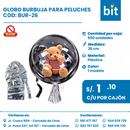 C01 GLOBO INFLABLE COD: BUR-26 CM CJN 500 UNID