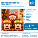 C01 GLOBOS NAVIDEÑOS COD: H1152 CJN 1500 UND
