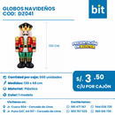 C01 GLOBOS NAVIDEÑOS  COD: DZ041 CJN 500 UND