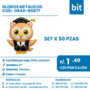 C01  GLOBOS METALICOS COD: GRAD-B0877 CJN 2000 UND
