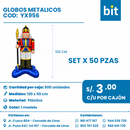 C01 GLOBOS NAVIDEÑOS COD: YX956  CJN 500 UND