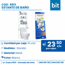 C01 ESTANTE DE BAÑO COD:8813 CJN 10 UND