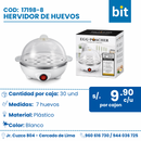 C01 HERVIDOR DE HUEVOS  COD: 17198-8 CJN POR 30 UNID