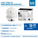 C01 HERVIDOR DE 14 HUEVOS COD: 17198-25 CJN POR 30