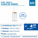 C01 VASO DE VIDRIO COD:3832-2 CJN POR 96 UNID