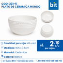 C01 PLATO HONDO COD:331-5 CJN 48 UND