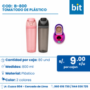 C01 TOMATODO  DE PLÁSTICO COD:B-800  CJN 80 UND