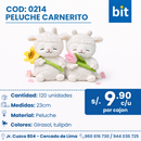 C01  PELUCHE COD: 0214 CJN X 120 UND