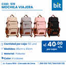 C01 MOCHILA COD:519 CJN POR 50 UNID
