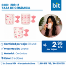 C01 TAZA DE CERAMICA COD:209-2 CJN 72 UND