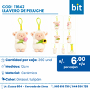 C01 LLAVERO PELUCHE COD: 11642 CJN POR 360 UND