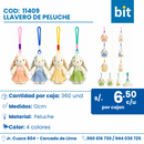 C01 LLAVERO PELUCHE COD: 11409 CJN POR 360 UND