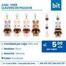 C01 LLAVERO DE PELUCHE COD:11109 CJN 360 UND