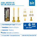 C01 SET DE VELA LED COD: SR7233-01 CJN POR 120 SET
