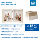 C01 PORTA FOTO COD: HW165 / 4 X 6" / 10.16cm CJN 48 SET