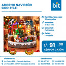 DECORACIONES DE NAVIDAD COD:	H541 CJN X 12 UNID
