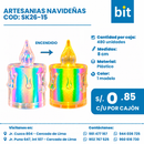 C01 ARTESANÍA NAVIDEÑA COD: SK26-15 CJN 480 SET