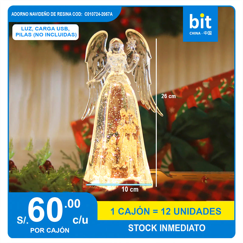 ADORNO NAVIDEÑO  COD:  C010724-WDL-2057A CJN 12 PCS