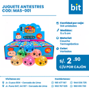 JUGUETE ANTIESTRÉS PARA APRETAR DE DIVERSOS DISEÑOS Y FORMAS COD: MAS-001