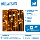 C01 LUCES NAVIDEÑAS COD: LRTI-126030 CJN 30 UNID