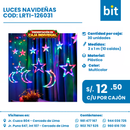 C01 LUCES NAVIDEÑAS COD: LRTI-126031 CJN 30 UNID