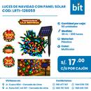 C01 LUCES DE NAVIDAD COD: LRTI-126059 CJN 50 UND
