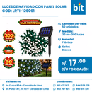 C01 LUCES DE NAVIDAD COD: LRTI-126061 CJN 50 UND