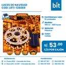 C01 LUCES DE NAVIDAD 480L/100M  COD: LRTI-126069 CJN 10 UND