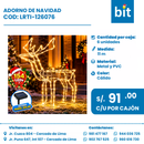 ADORNO DE NAVIDAD COD: LRTI-126076