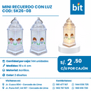 C01 MINI RECUERDO CON LUZ  COD: SK26-08 CJN 144 UND