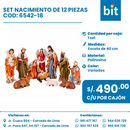 SET DE ADORNO NAVIDEÑO COD: 6542-18