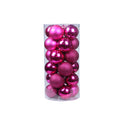 C03 SET DE 24 BOLAS DE 8 CMS / COD:8cm/24pcs ROSADO- CJN 9 SET'S