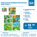 C01 PISO EVA DE DISEÑOS INFANTILES  COD: PISO-1 CJN 10 SET