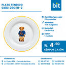 C01 PLATO TENDIDO COD: 26CER-2 CJN 36 UND