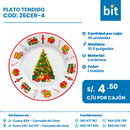 C01 PLATO TENDIDO COD: 26CER-4 CJN 36 UND