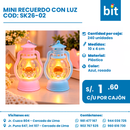 C01 MINI RECUERDO CON LUZ  COD: SK26-02 CJN 240 UND