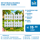 C01 REJILLA BLANCA COD: JT22-CL906 CJN 40 SET