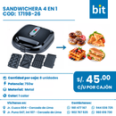 C01 SANWICHERA COD:17198-26 CJN 8 UND