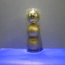 C03 12cm-SET DE 3 BOLAS - GOLD/ COD: 6279-2 - CJN 36 UNDS