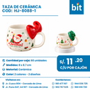 C01 TAZA DE CERAMICA  COD: HJ-8088-1 CJN 60 UNID
