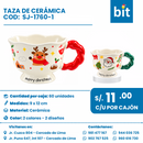 C01 TAZA DE CERAMICA COD: SJ-1760-1 CJN 60 UNID