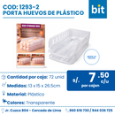 C01 PORTA HUEVOS DE PLASTICO  COD: COD: 1293-2 CJN 72 UND