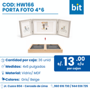 C01 PORTA FOTO COD: HW166 4*6 CM CJN 36 UND
