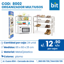 C01 ORGANIZADOR / COD: 8002(8020) - CJN 24 UNDS