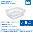 C01 TAPER DE VIDRIO SIN DIVISIÓN COD: 36259-1 CJN 24 UND